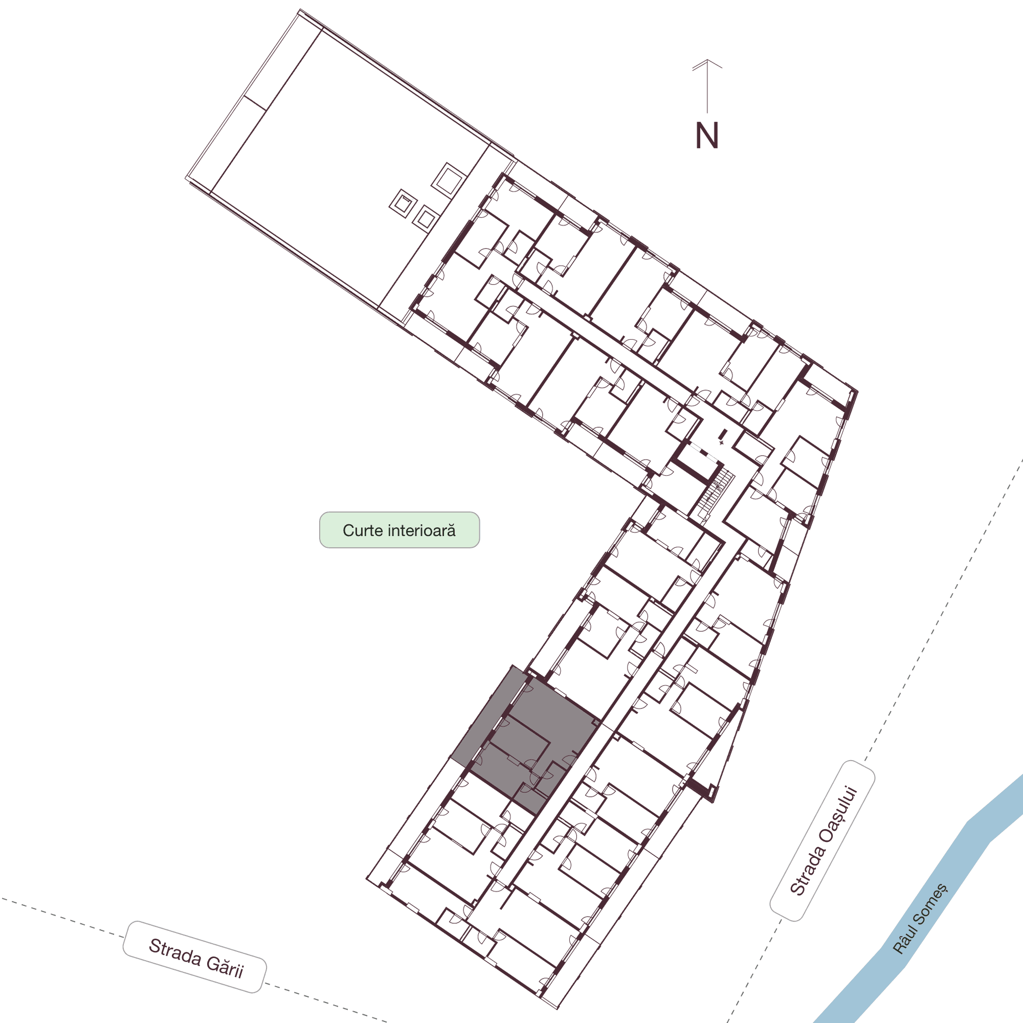 Plan apartament 74