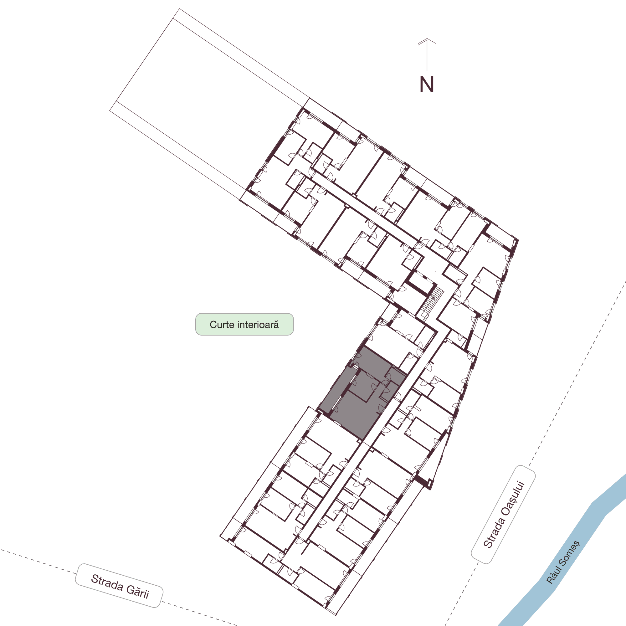 Plan apartament 75