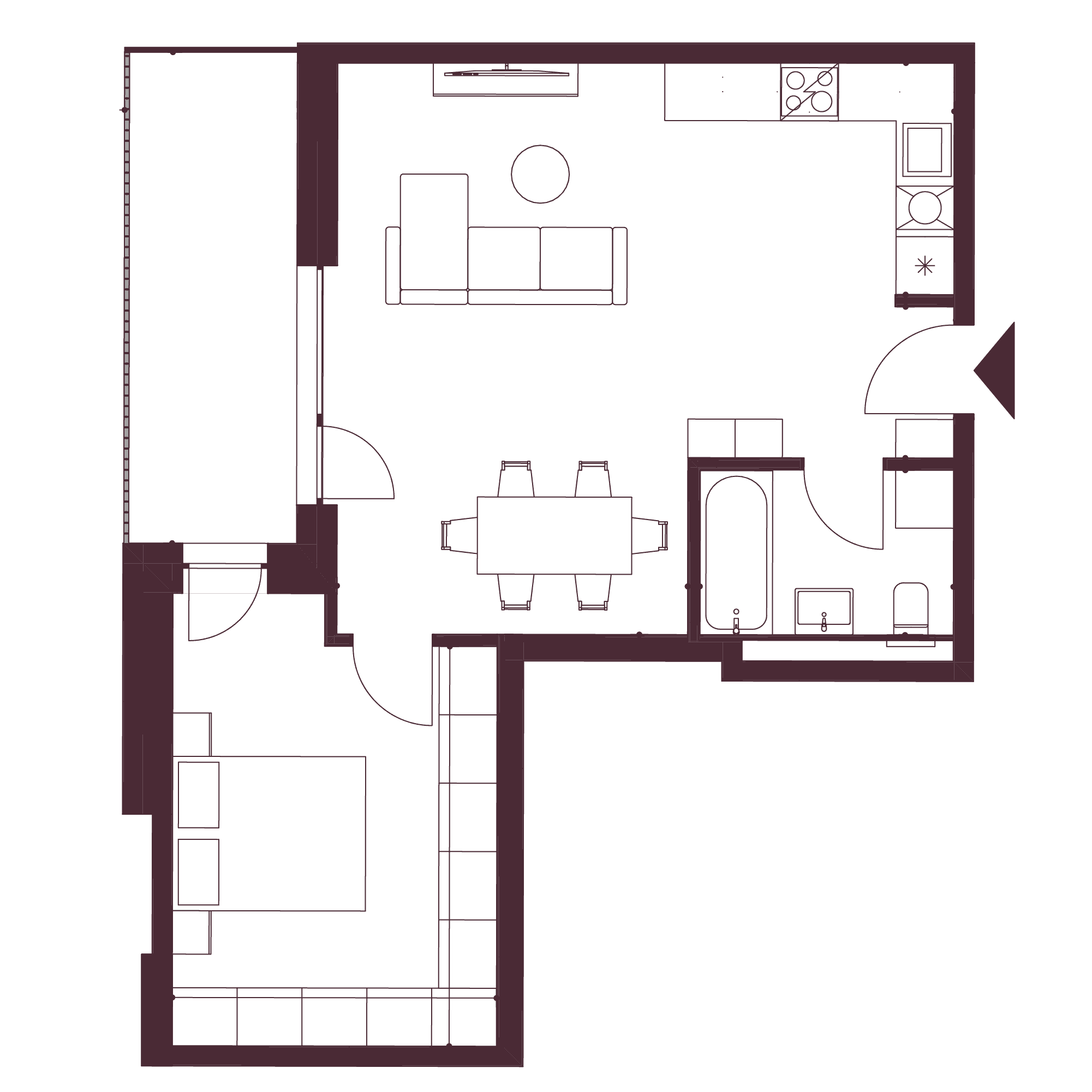Plan apartament 1