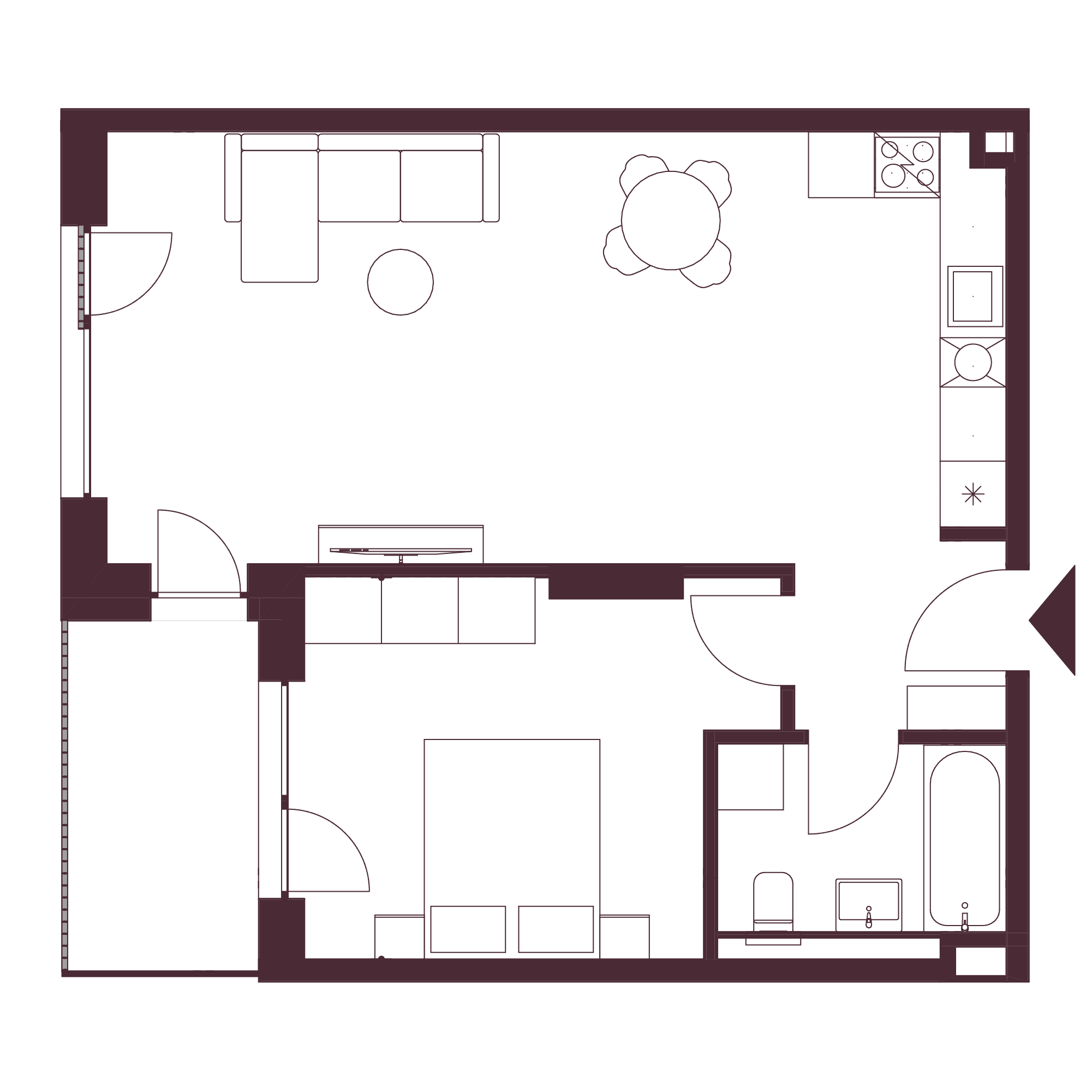 Plan apartament 44
