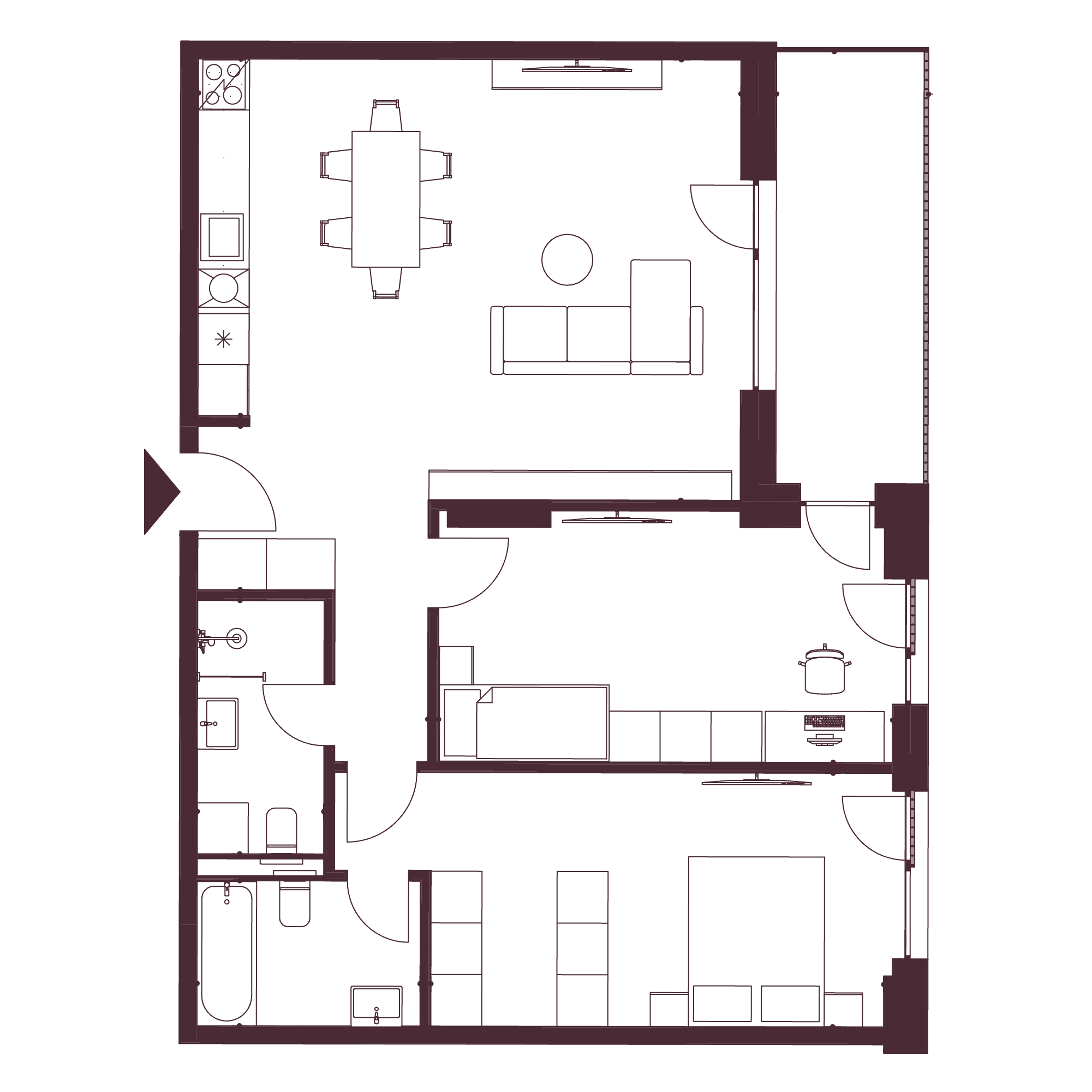 Plan apartament 4