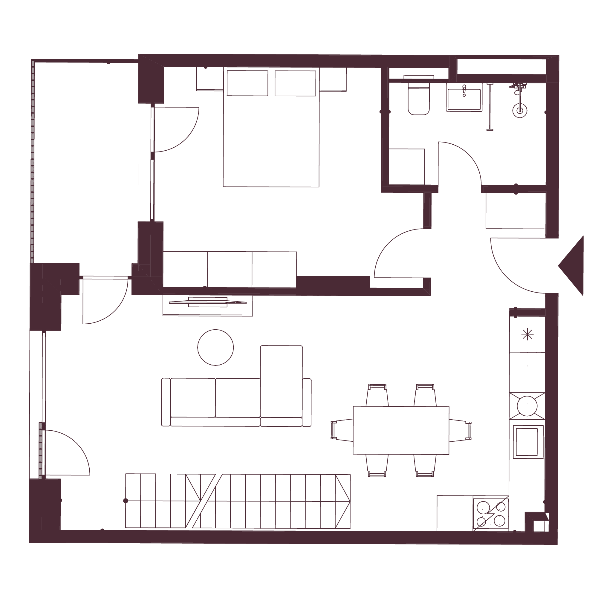 Plan apartament 103