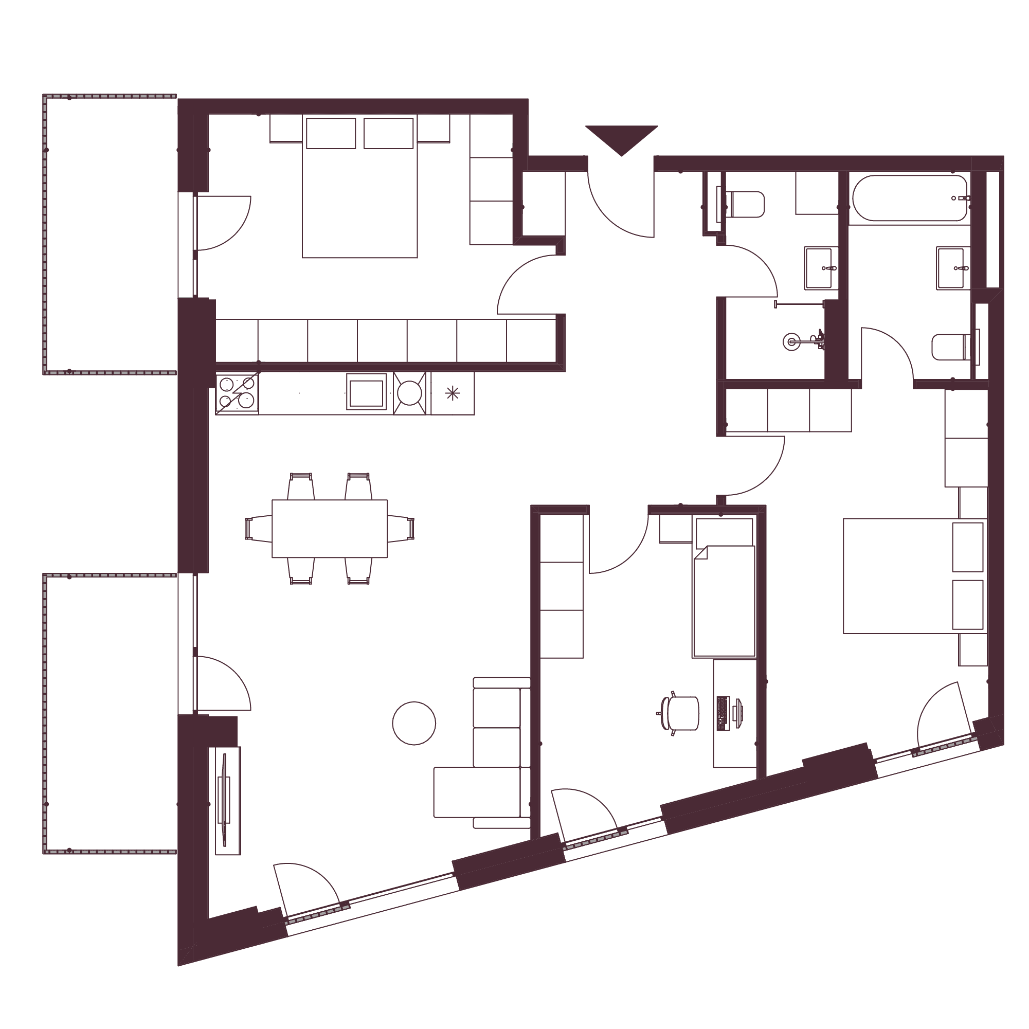 Plan apartament 98
