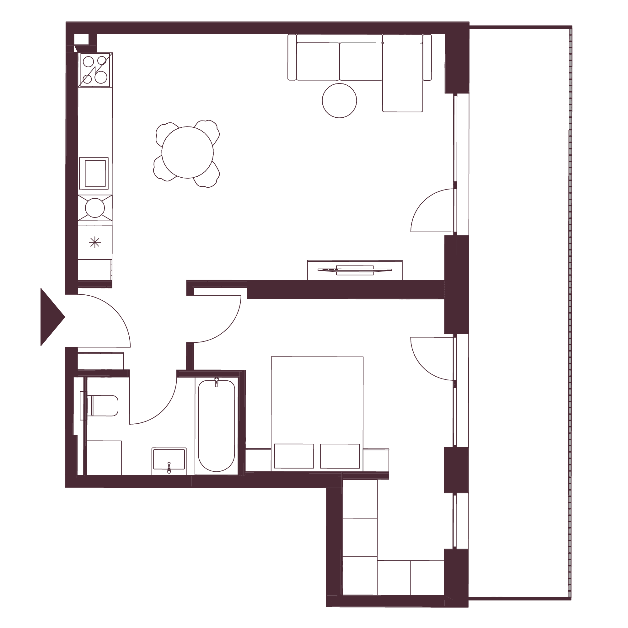 Plan apartament 118
