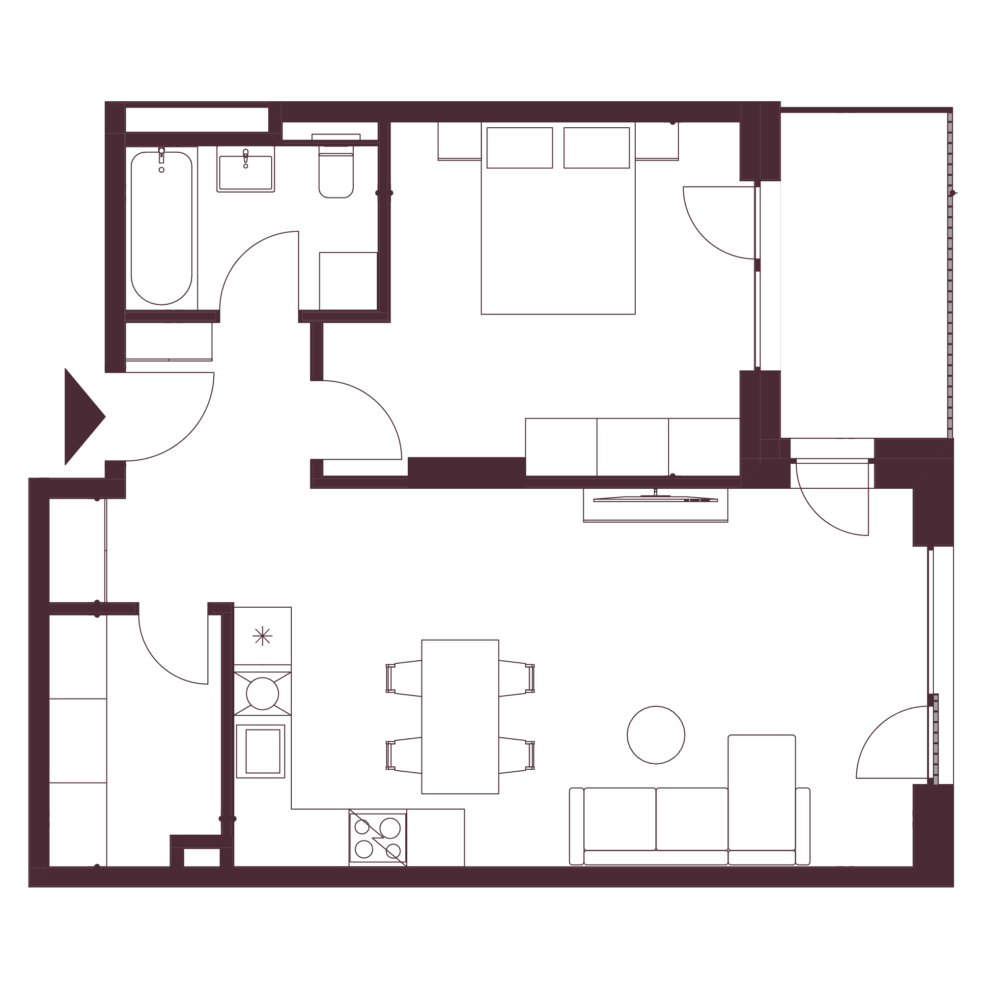 Plan apartament 120