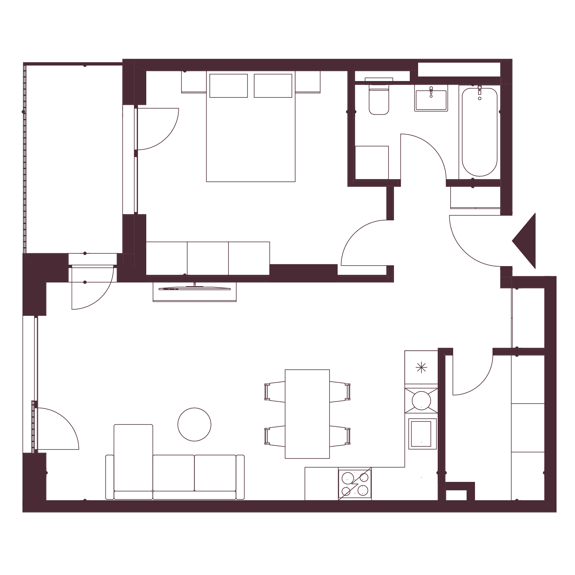 Plan apartament 121