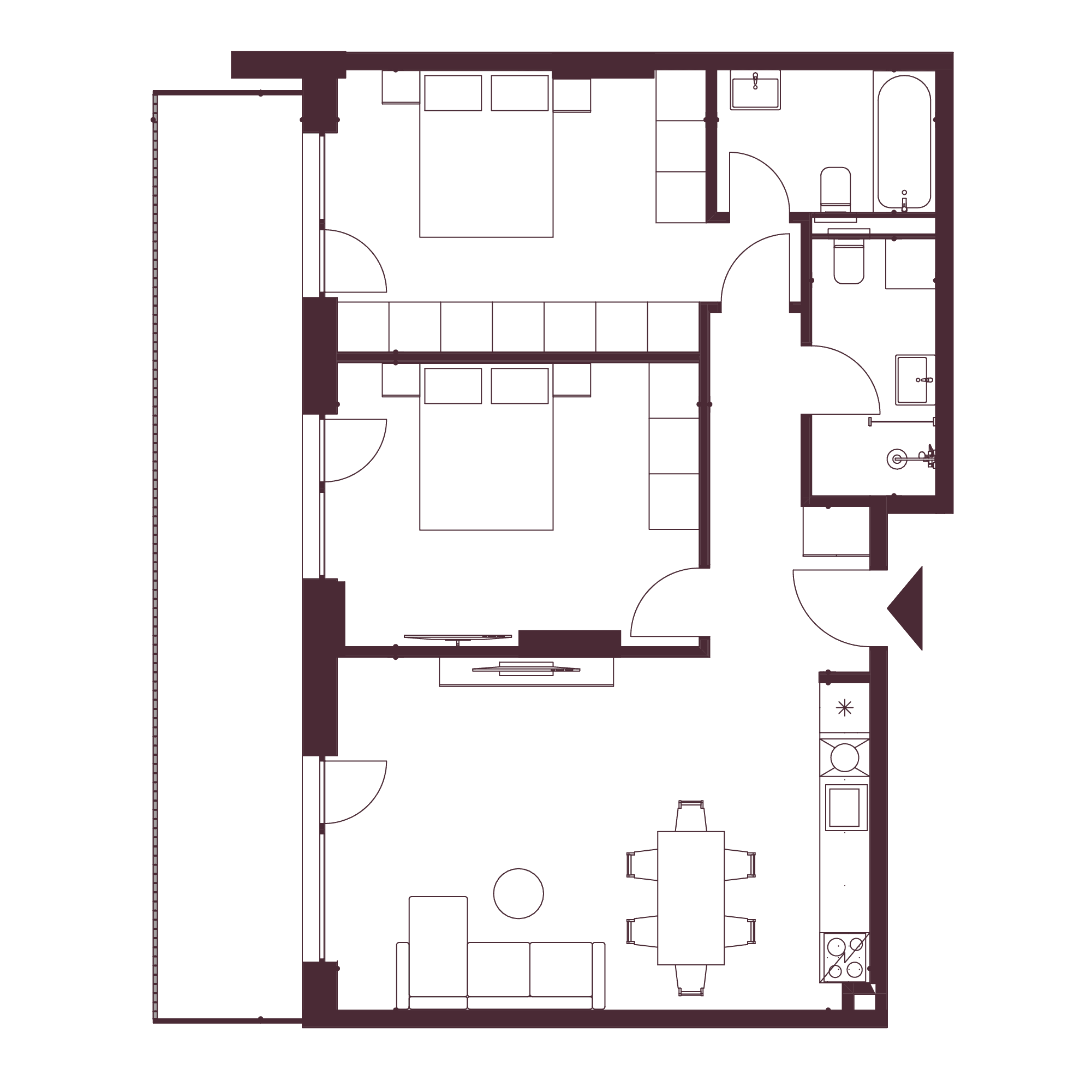 Plan apartament 116